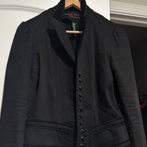 Ralph Lauren Black Label Women's Elegant Black Blazer